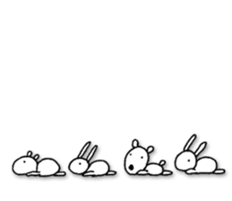Animals forming a line sticker #2265222