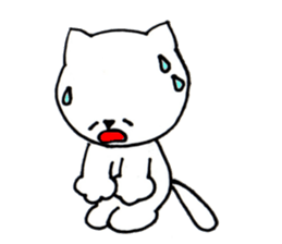 Understand the feeling of the cat! sticker #2265353