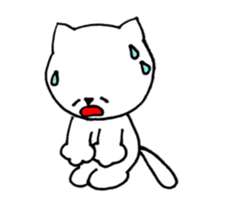 Understand the feeling of the cat! sticker #2265353