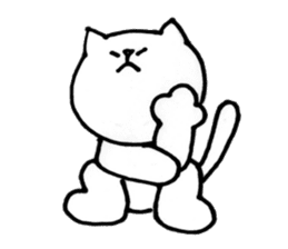 Understand the feeling of the cat! sticker #2265363