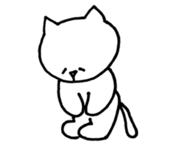 Understand the feeling of the cat! sticker #2265368