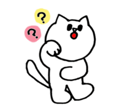 Understand the feeling of the cat! sticker #2265369
