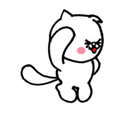 Understand the feeling of the cat! sticker #2265372