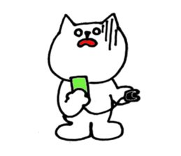 Understand the feeling of the cat! sticker #2265374