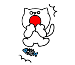 Understand the feeling of the cat! sticker #2265381