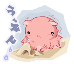 MendakoTakoko (Flapjack octopus) sticker #2265825