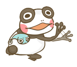 Dendrobates rare species(panda pattern) sticker #2266547