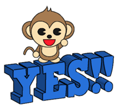 The monkey "Sarucchi" sticker #2266718