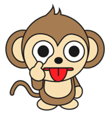 The monkey "Sarucchi" sticker #2266740