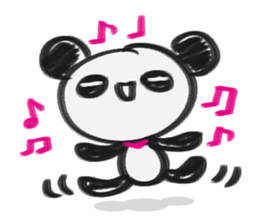 Graffiti Panda sticker #2266762