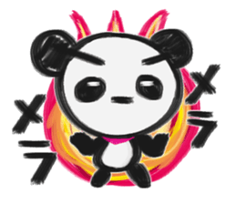 Graffiti Panda sticker #2266773