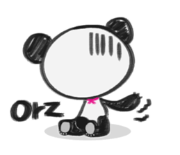 Graffiti Panda sticker #2266774