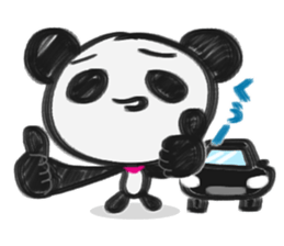 Graffiti Panda sticker #2266787