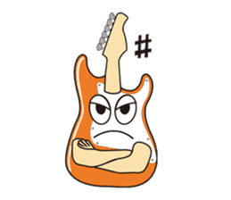 Guitary is faery of Rock Guitar Planet. sticker #2267111