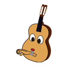 Guitary is faery of Rock Guitar Planet. sticker #2267122