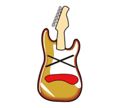 Guitary is faery of Rock Guitar Planet. sticker #2267126