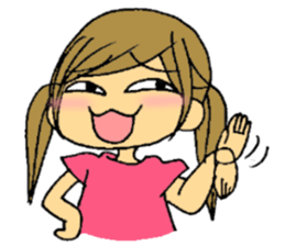 Inside of a girl's heart sticker #2267138