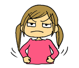 Inside of a girl's heart sticker #2267143