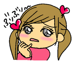 Inside of a girl's heart sticker #2267144