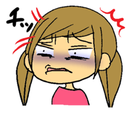 Inside of a girl's heart sticker #2267160