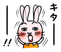 Daily life of funny rabbit 2 sticker #2267179