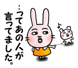 Daily life of funny rabbit 2 sticker #2267180