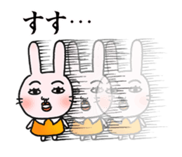 Daily life of funny rabbit 2 sticker #2267181