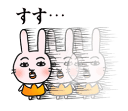 Daily life of funny rabbit 2 sticker #2267181