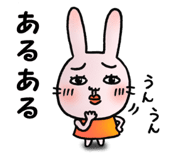 Daily life of funny rabbit 2 sticker #2267182
