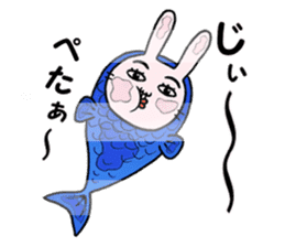 Daily life of funny rabbit 2 sticker #2267192