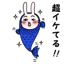 Daily life of funny rabbit 2 sticker #2267193