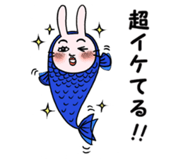 Daily life of funny rabbit 2 sticker #2267193