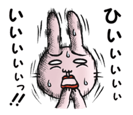 Daily life of funny rabbit 2 sticker #2267196