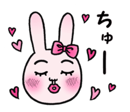 Daily life of funny rabbit 2 sticker #2267205