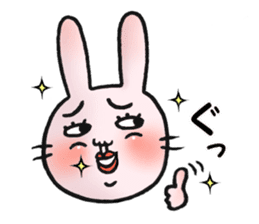 Daily life of funny rabbit 2 sticker #2267206