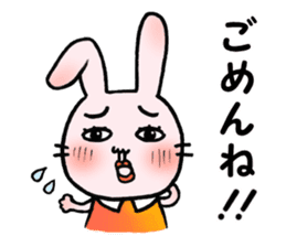 Daily life of funny rabbit 2 sticker #2267207