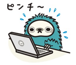 Sloth-daily life...of the Kansai dialect sticker #2267226