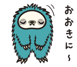 Sloth-daily life...of the Kansai dialect sticker #2267239