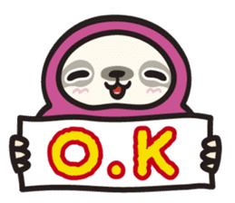 Sloth-daily life...of the Kansai dialect sticker #2267244