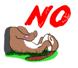tsun tsun rabbit sticker #2267342