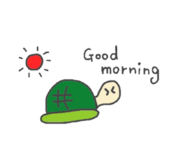 Holiday of the tortoise sticker #2267498