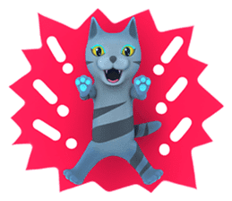 Yasaneko the perverse cats Basic Set sticker #2267730