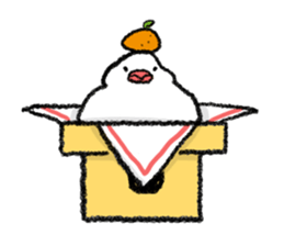 Java sparrow 's Sticker 2 -Four seasons- sticker #2267776