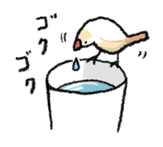 Java sparrow 's Sticker 2 -Four seasons- sticker #2267793