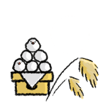 Java sparrow 's Sticker 2 -Four seasons- sticker #2267800