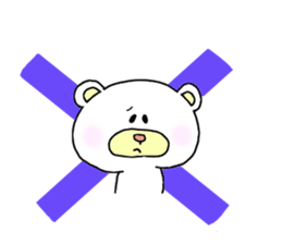 it sends a reply by loose bear sticker #2267853