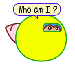 Who am I ? (English) sticker #2268838