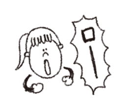 scream girl  (one letter_2) sticker #2269162