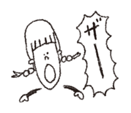 scream girl  (one letter_2) sticker #2269171