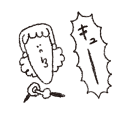 scream girl  (one letter_3) sticker #2269401